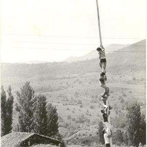 Subida a la cucaña.