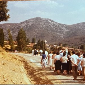 1985 aprox. Procesión.