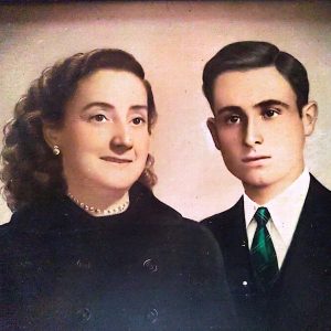 1936 aprox. Guadalupe y Celestino.